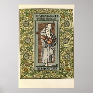 Affiche Arts And Crafts Vintage 1901 Roycroft