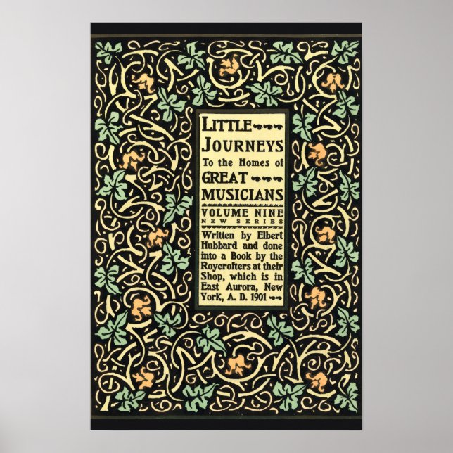 Affiche Arts Et Artisanat Vintage Roycrofters Couverture (Devant)