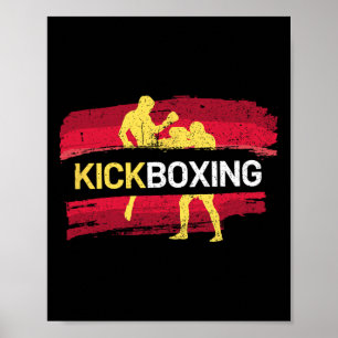 Affiche Arts martiaux de kickboxing