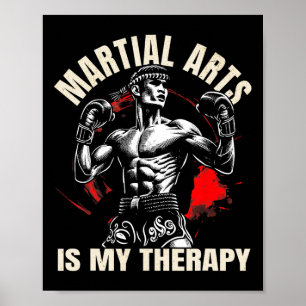 Affiche Arts Martiaux est ma thérapie - Karate1