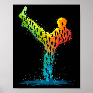 Affiche Arts martiaux Karate Fighter