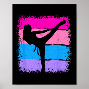Affiche Arts martiaux Karate Vêtements - Femmes Karat Vint
