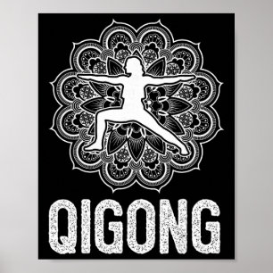Affiche Arts martiaux Tai Chi Yoga Méditation Qigong Yin Y