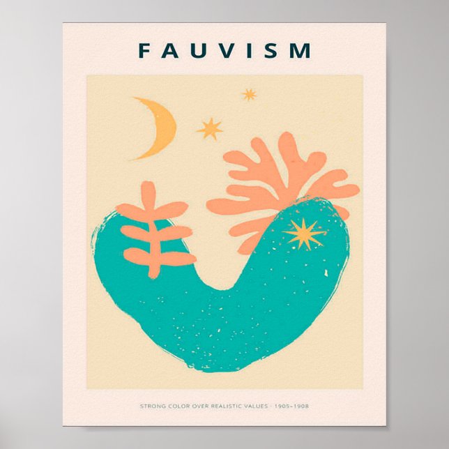 Affiche arts plastiques, art moderne, (Devant)