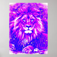*~* Artsy + Abstrait Bold Celestial LION AP23