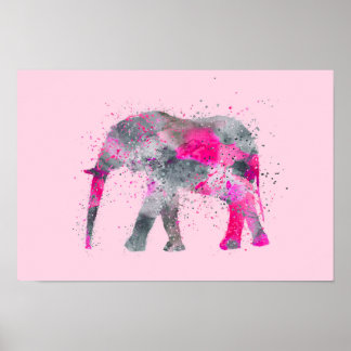 Affiche Artsy Elephant