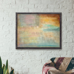 Affiche Artsy moderne Automne Abstrait