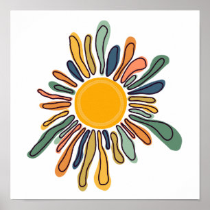 Affiche Artsy Sun