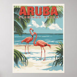 Affiche Aruba - Paradis tropical Voyage