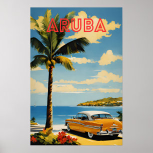 Affiche Aruba Travel