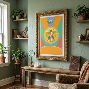 Affiche As de Pentacles