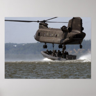 Affiche Ascenseur chinook du bateau CH-47