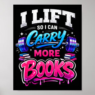 Affiche Ascenseur peut transporter plus de livres amateurs