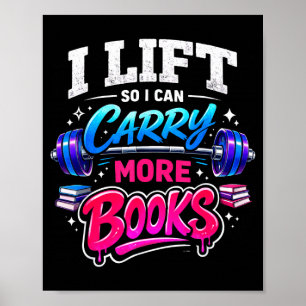 Affiche Ascenseur peut transporter plus de livres amateurs