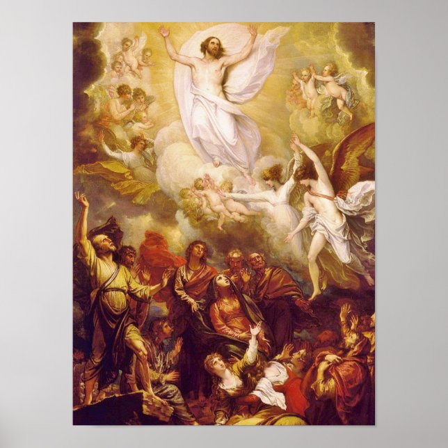Affiche Ascension du Christ avec les anges (Devant)