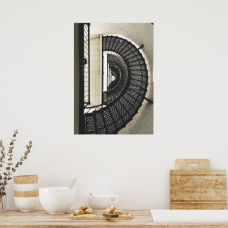 Affiche Ascension en spirale - Phare de St. Augustine