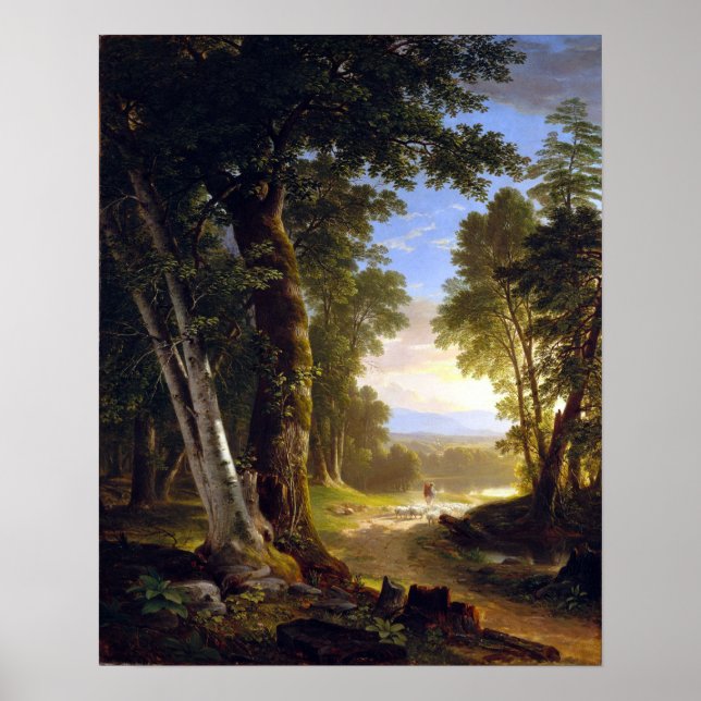 Affiche Asher Durand Les Hêtres (Devant)