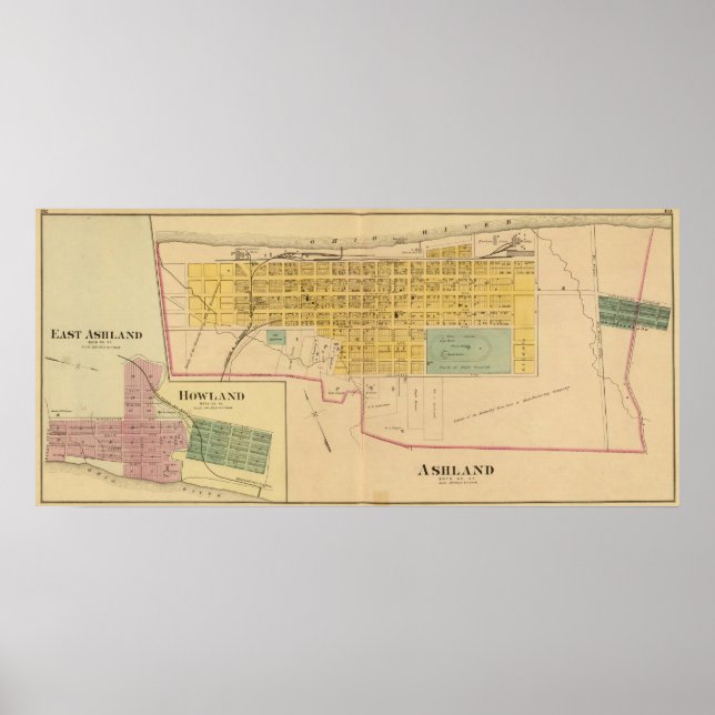 Affiche Ashland Est, Kentucky (Devant)