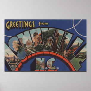 Affiche Ashville, la Caroline du Nord - grandes scènes 2
