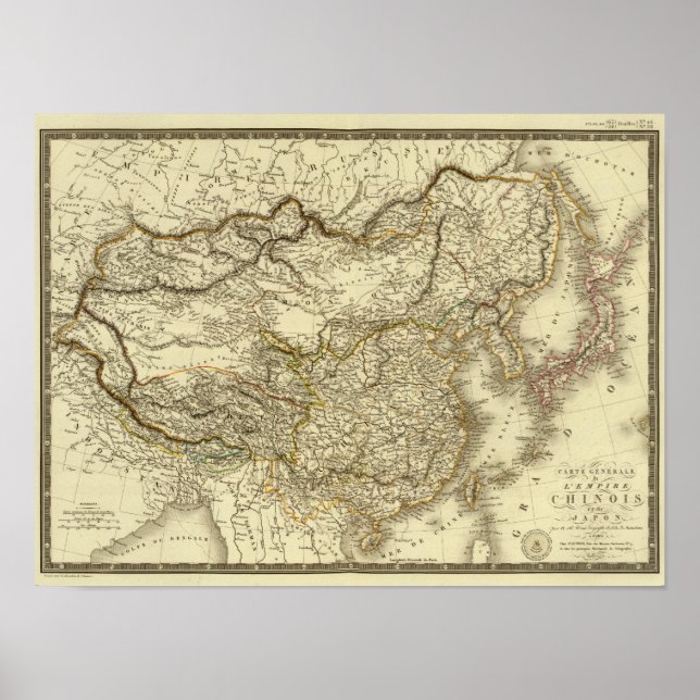 Affiche Asie de l'Est, Chine, Japon (Devant)
