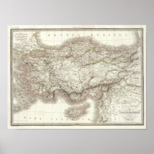 Affiche Asie Mineure - Ancienne Asie Mineure