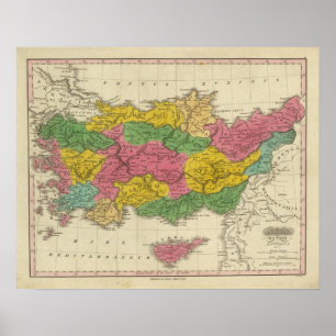 Affiche Asie Mineure Antiquité