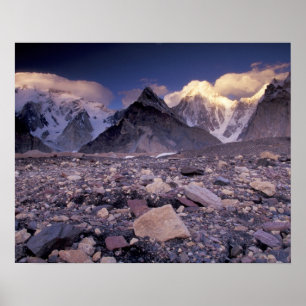 Affiche Asie, Pakistan, Karakoram Range, Broad et