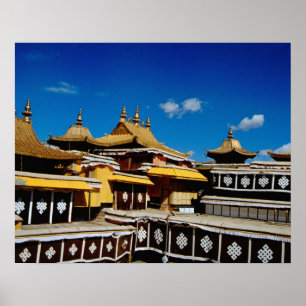Affiche Asie, Tibet, Lhassa, Potala Palace alias Rouge