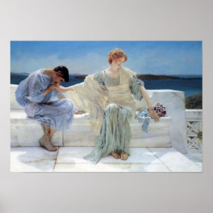 Affiche Ask Me No More par Sir Lawrence Alma Tadema