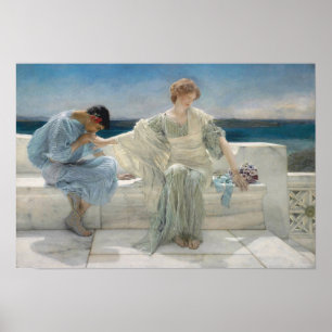 Affiche Ask Me No More par Sir Lawrence Alma-Tadema