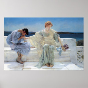 Affiche Ask Me No More par Sir Lawrence Alma Tadema