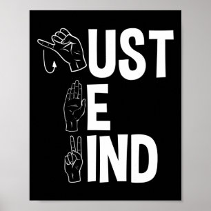 Affiche ASL Alphabet American Sing Langue ASL Enseignant J