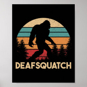 Affiche ASL Sensibilisation aux sourds Perte auditive Lang