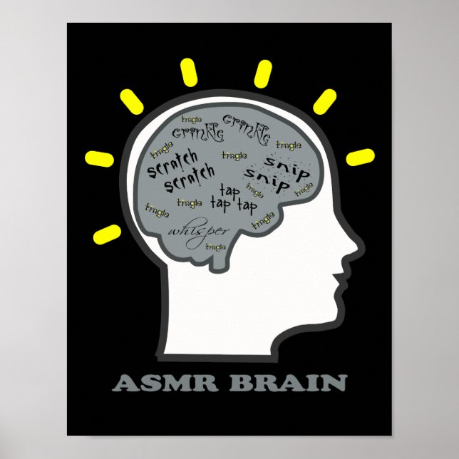 Affiche ASMR Brain (Devant)
