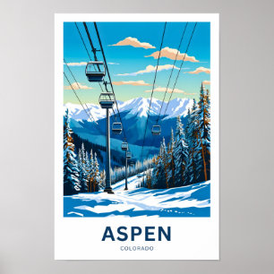 Affiche Aspen Colorado Imprimer
