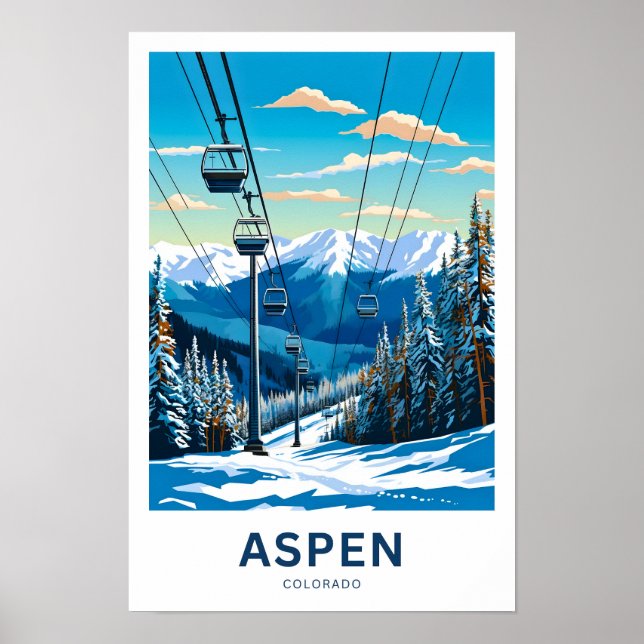 Affiche Aspen Colorado Imprimer (Devant)