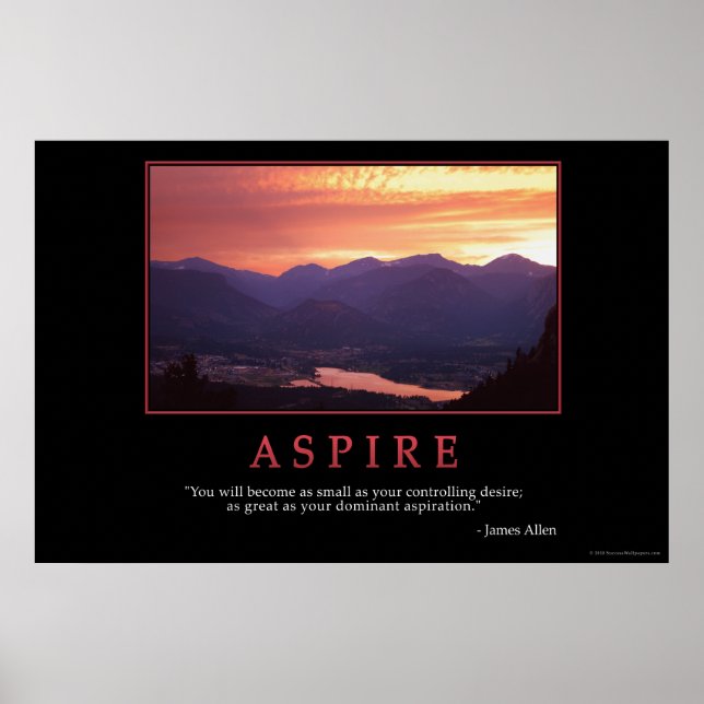 Affiche Aspire (Devant)