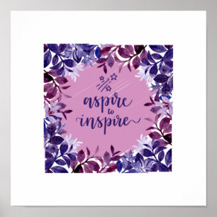 Affiche Aspire à inspirer