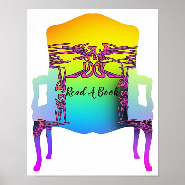 Affiche Asseyez-Vous Et Lisez L'Affiche Du Livre (Devant)