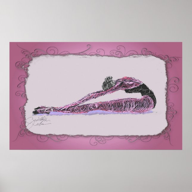 Affiche Assis Étirement Sur Les Jambes (Devant)