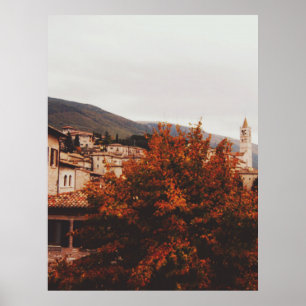 Affiche Assise - Ombrie - Italie