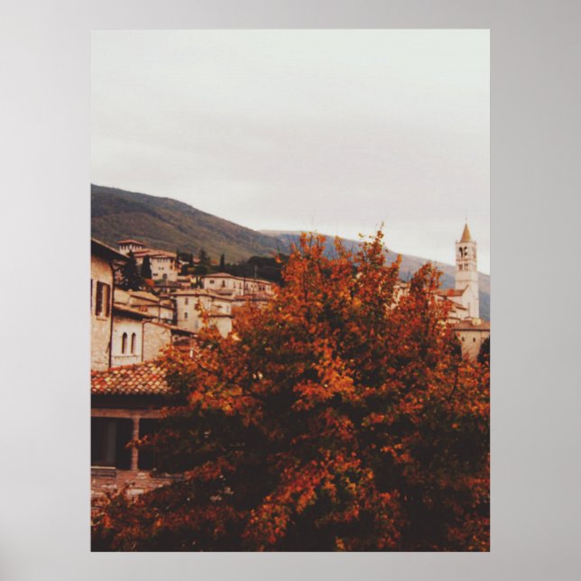 Affiche Assise - Ombrie - Italie (Devant)