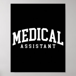 Affiche Assistant médical ma cma infirmière assistant de m