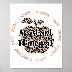 Affiche Assistant principal Leopard Apple Titre de l'emplo