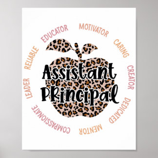 Affiche Assistant principal Leopard Apple Titre de l'emplo