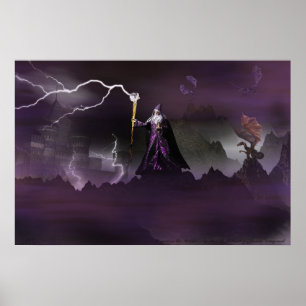 Affiche Assistant sur l'affiche de montagne par Michelle W