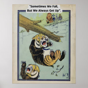 Affiche Assistant vintage d'Oz - Citation de motivation