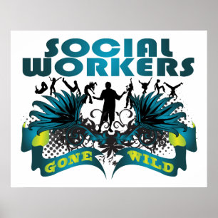 Affiche Assistants sociaux fous