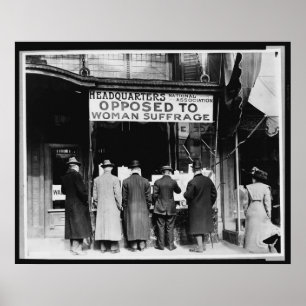 Affiche Association nationale anti-suffrage
