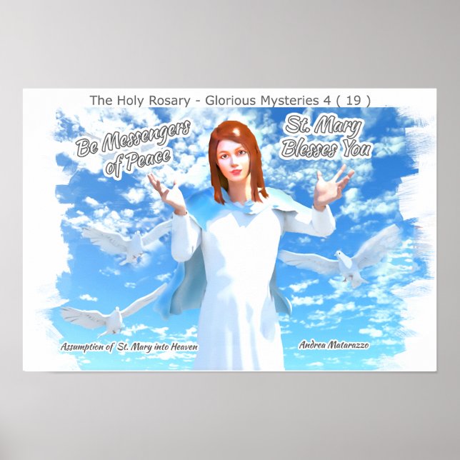 Affiche Assomption de Sainte Marie au Ciel (Devant)